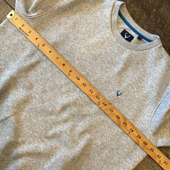 Allen Solly Men's Crew Neck Casual Sweatshirt Heather Gray Size M - Picture 6 of 9